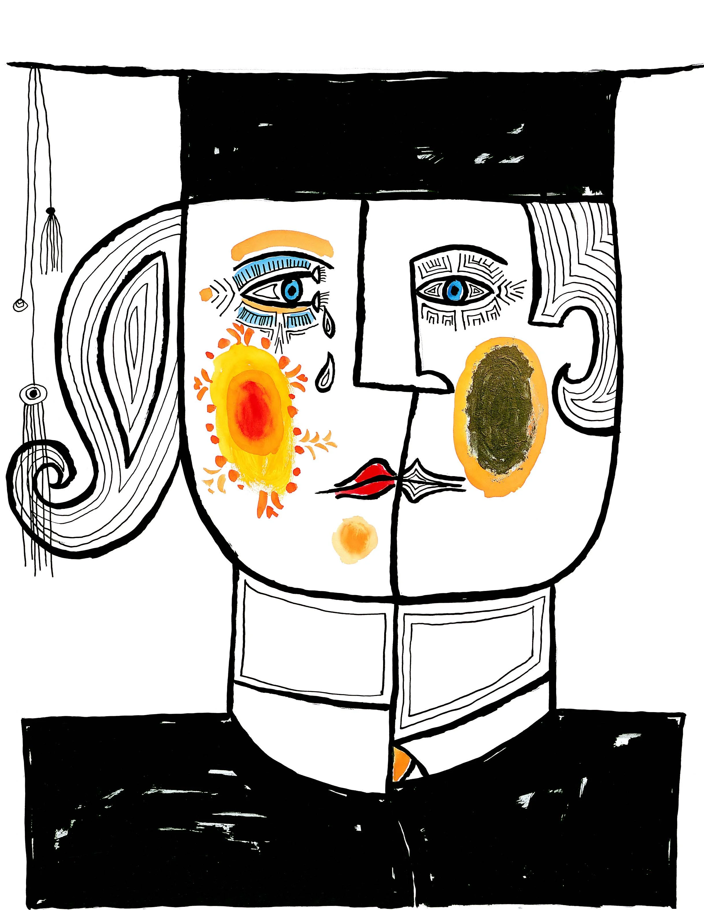 Graduates’ Goodbye Gouache and ink on paper 1957