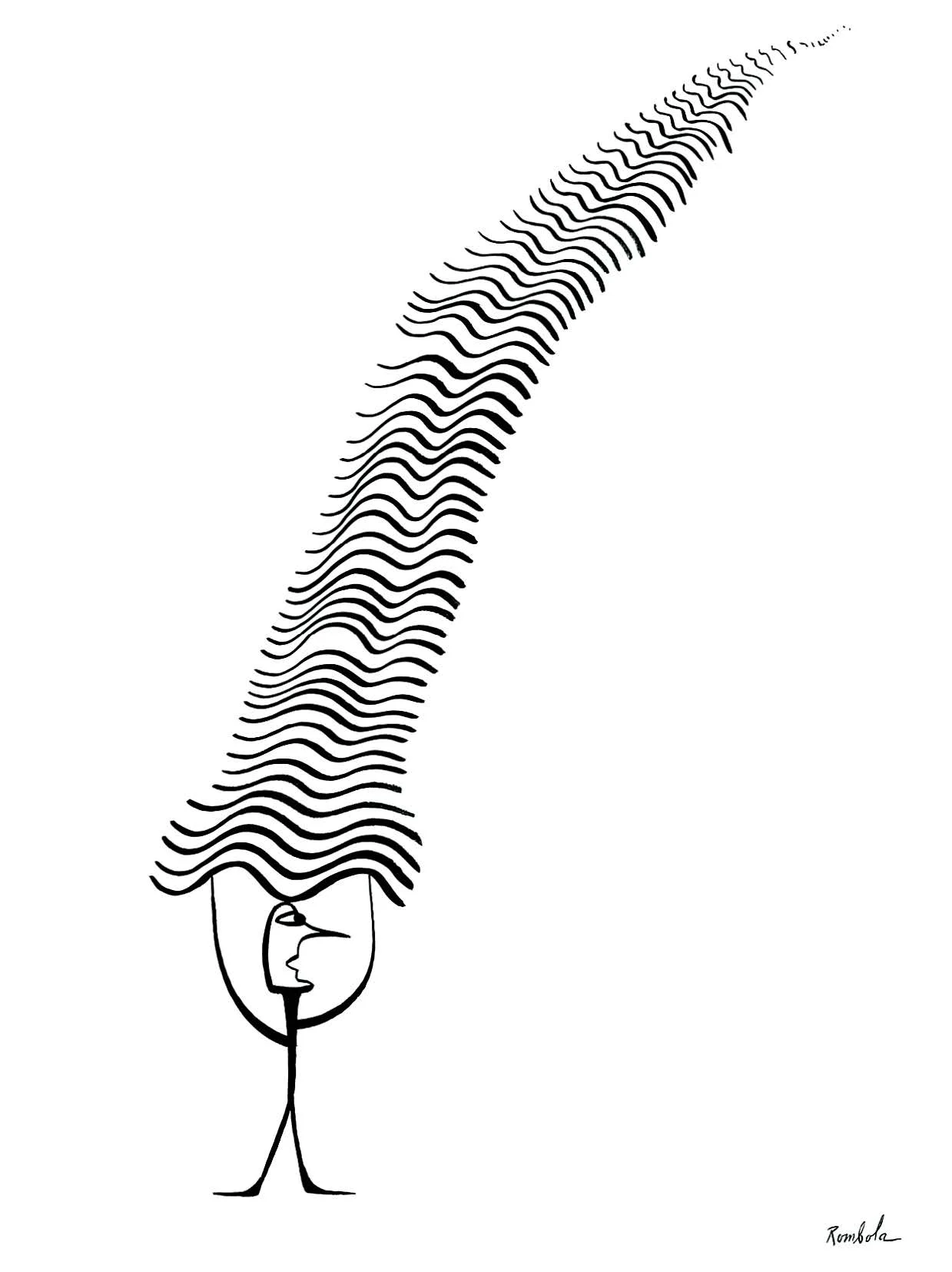 Juggler 1 Ink on paper 1972