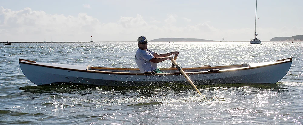 On Rowing Old Wharf Dory