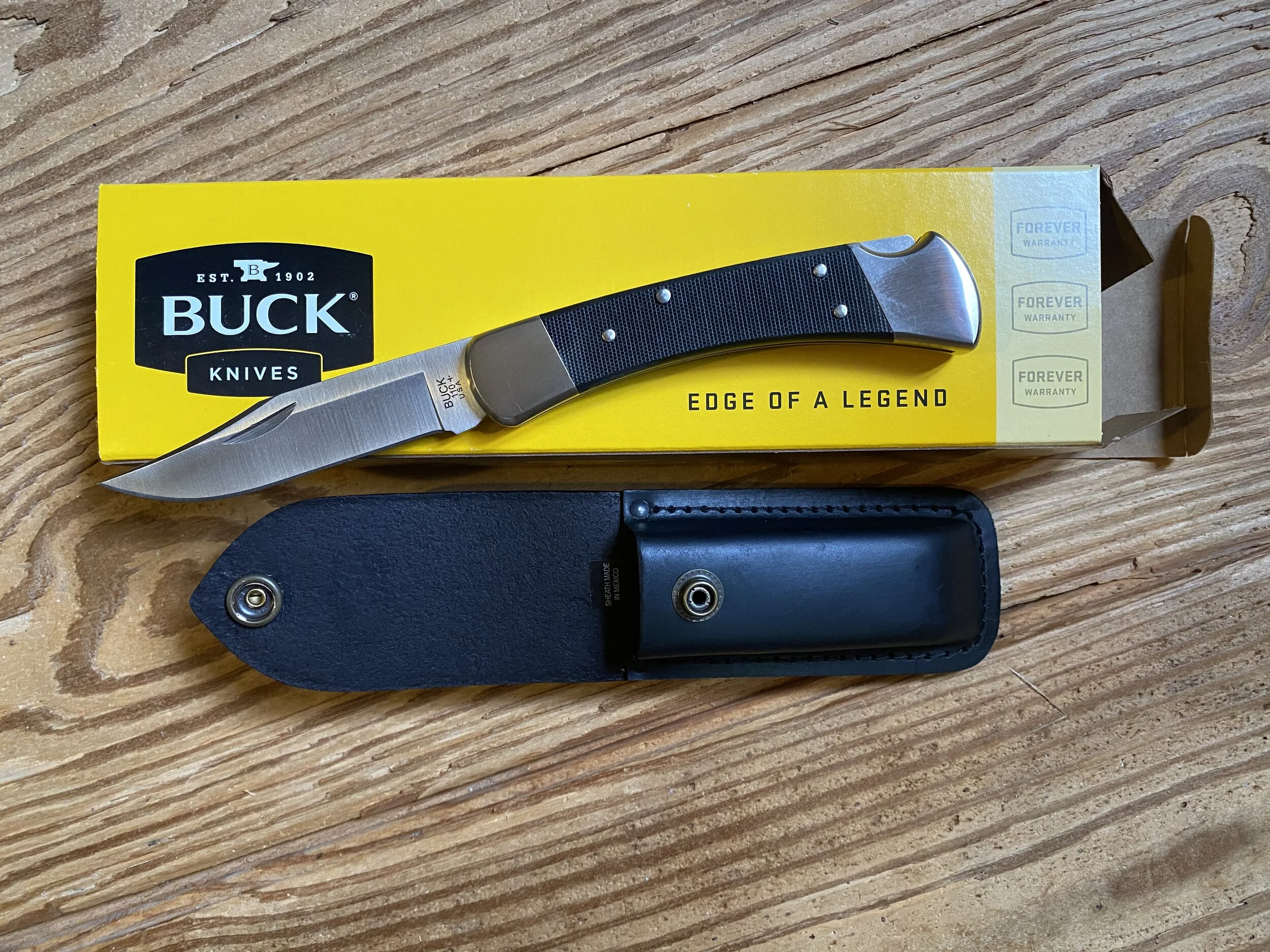Buck 110 Folding Hunter Pro — Old Wharf Dory