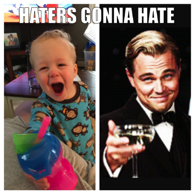 my son's new favorite word is "cheers"...he's really good at it