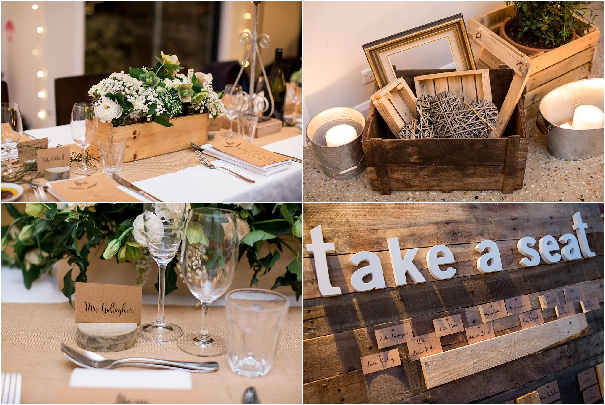Wedding decoration inspiration at Grazing at Gundaroo.