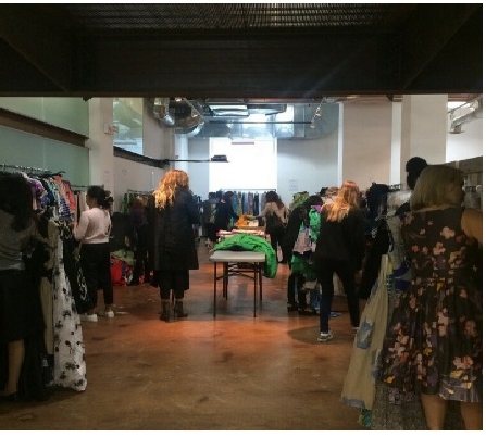 People browsing amongst the sale