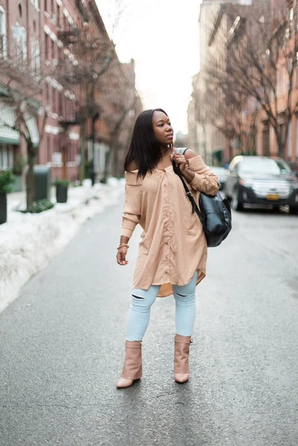 Blush, Boohoo, and Backpack 