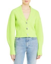 david-koma-Neon-Yellow-Oversized-Ribbed-Cardigan.jpeg