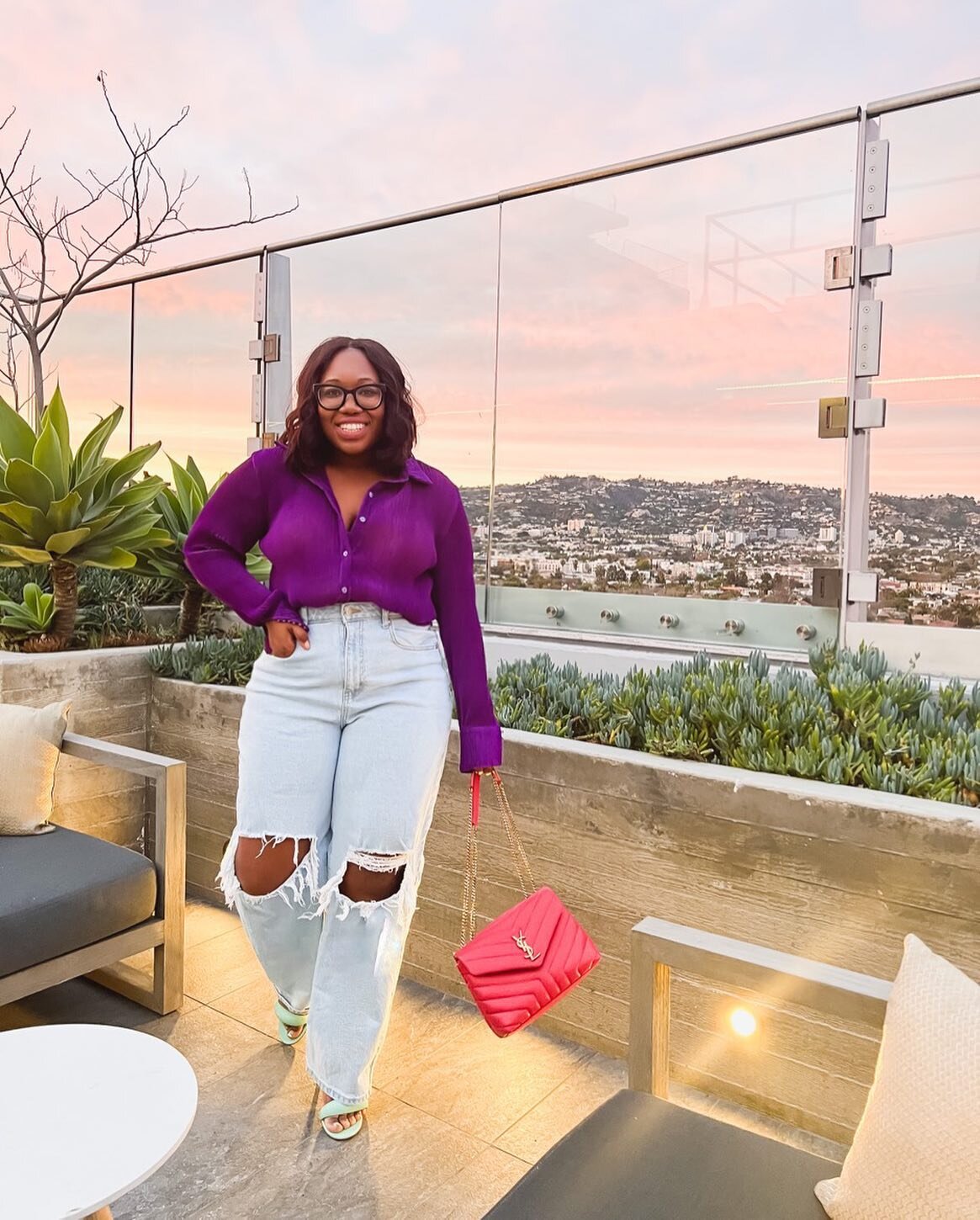 I think in another lifetime, I could have been a California girl! 

My weekend in Beverly Hills was cute because of my wonderful stay at @achotelbeverlyhills . After shopping all the stores I miss from NYC; I enjoyed cocktail hour taking in the views