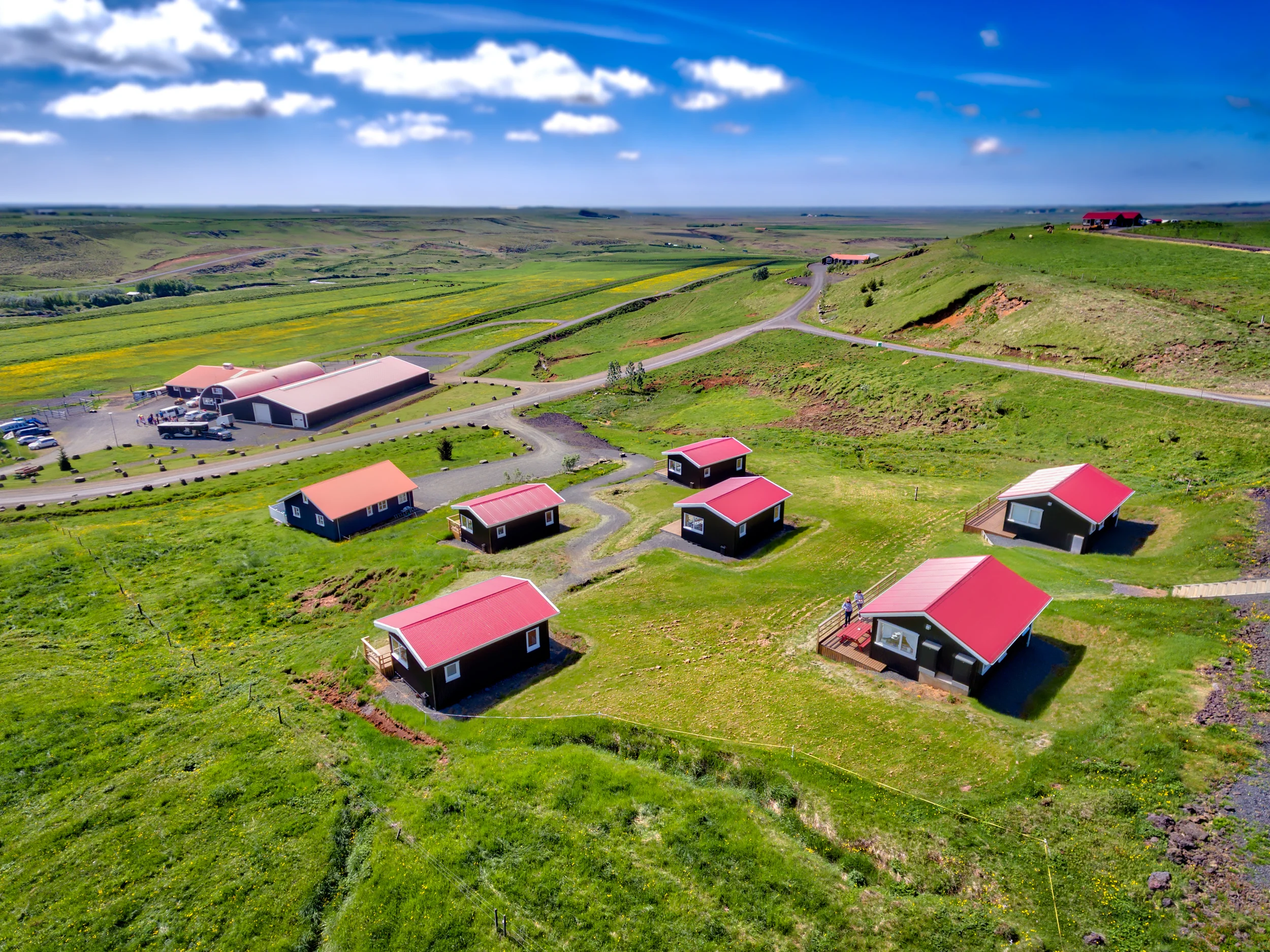 Farmland in Iceland