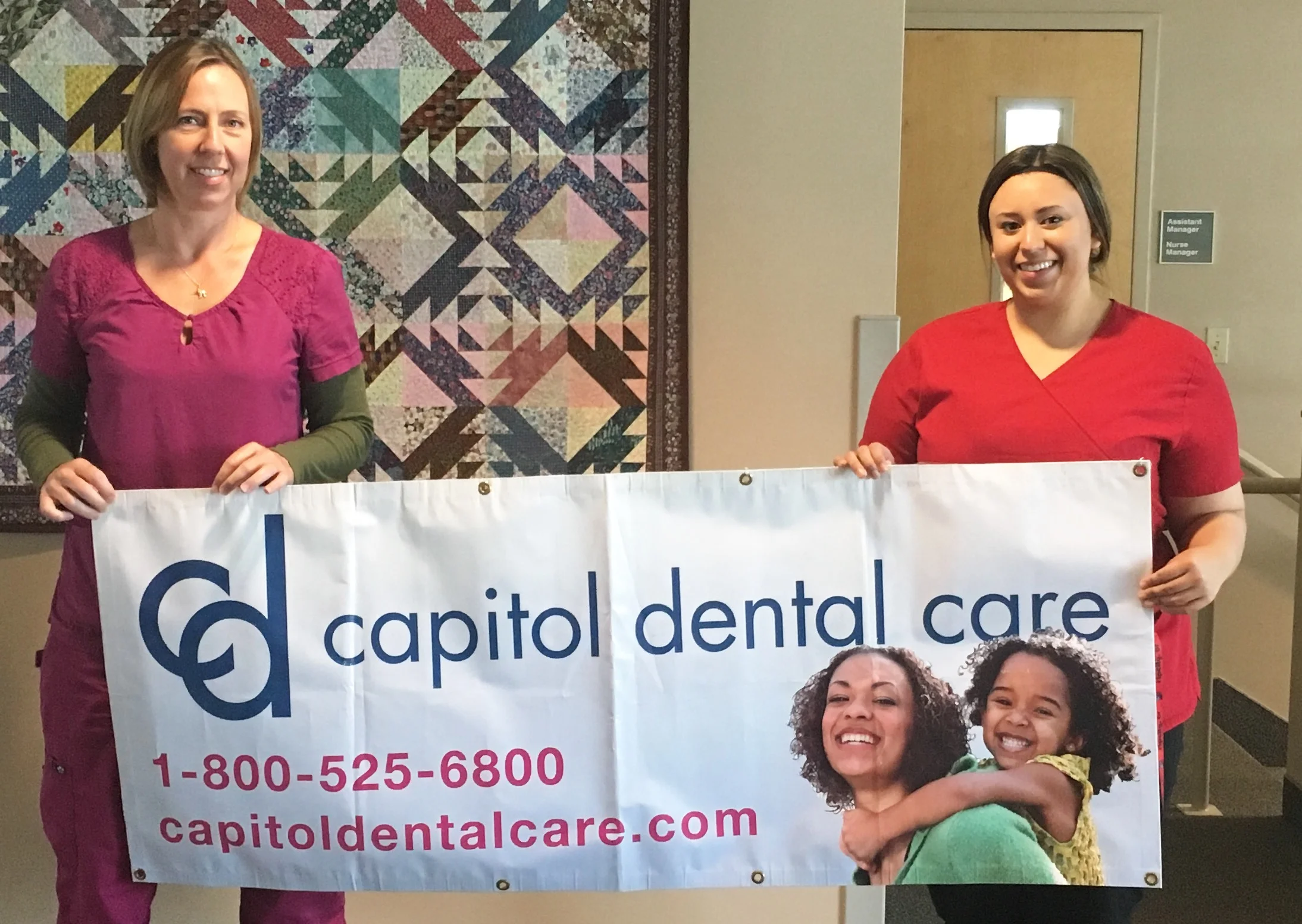 Dawn lowe (left) and vanessa maciel (right) are both expanded practice dental hygienists for capitol dental and serve their communities through co-location programs.
