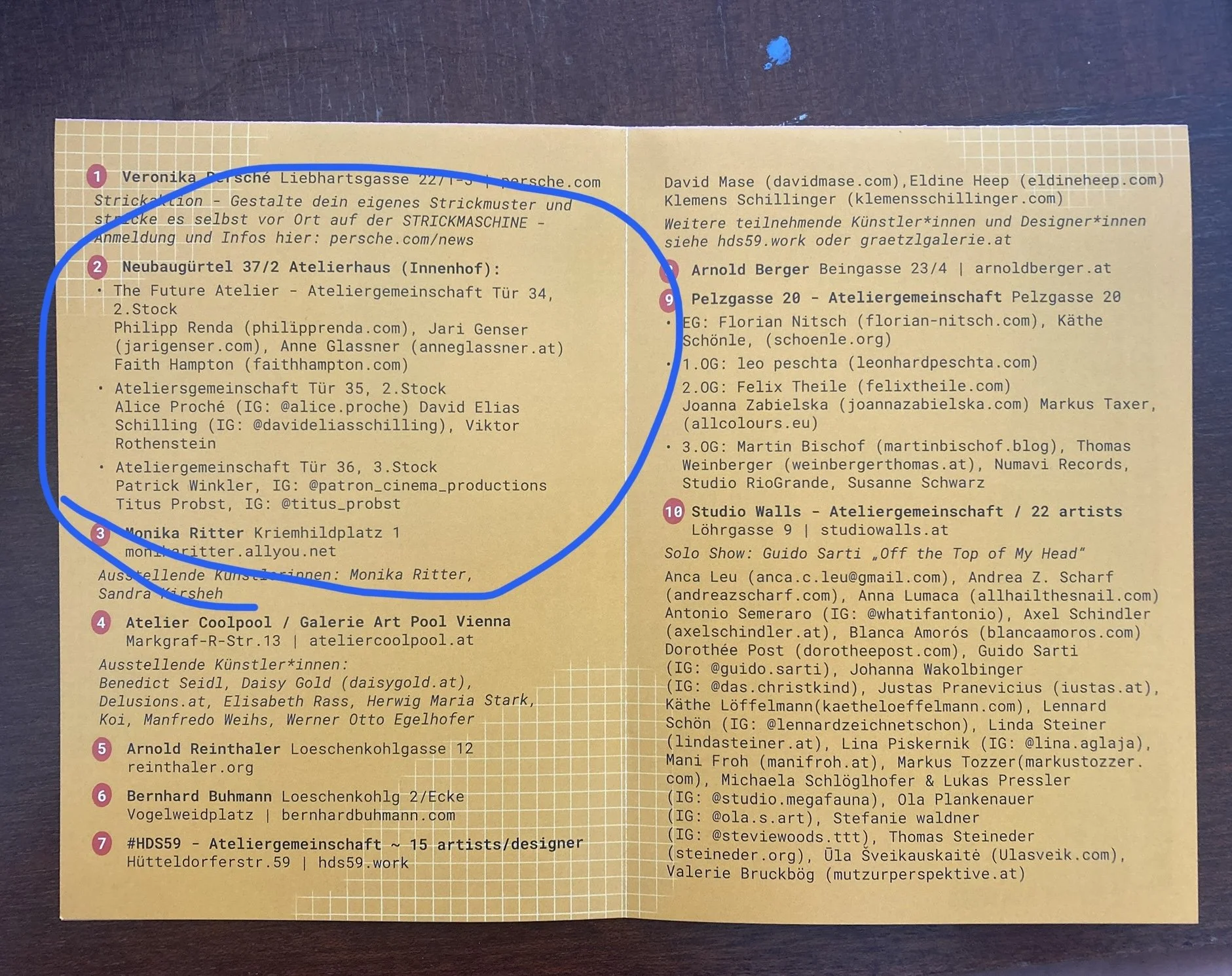 Graetzlfest Nibelungenviertel Faith Hampton The Future Gallery Open Studio Day