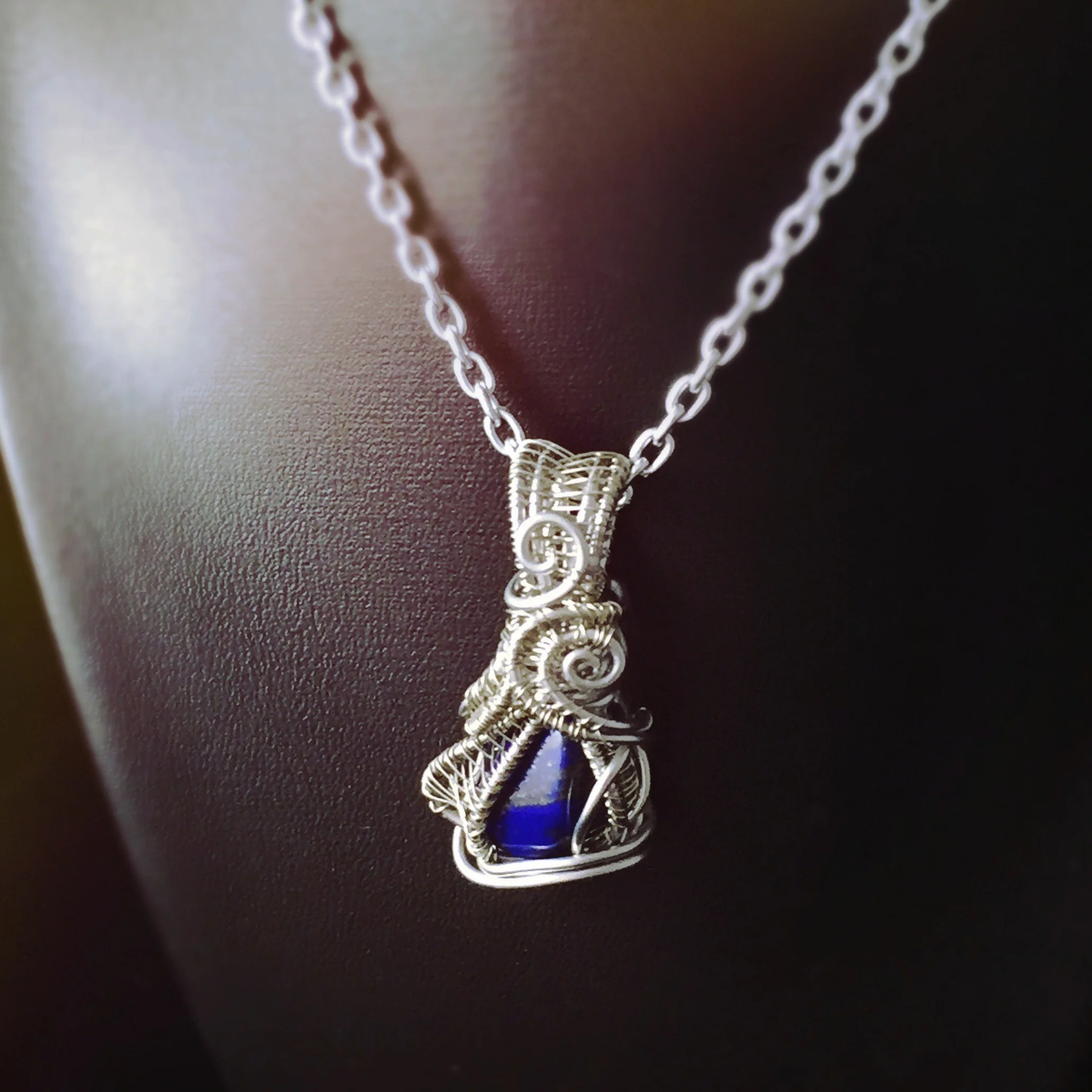 Lapis Lazuli Heady Wire Wrapped Design