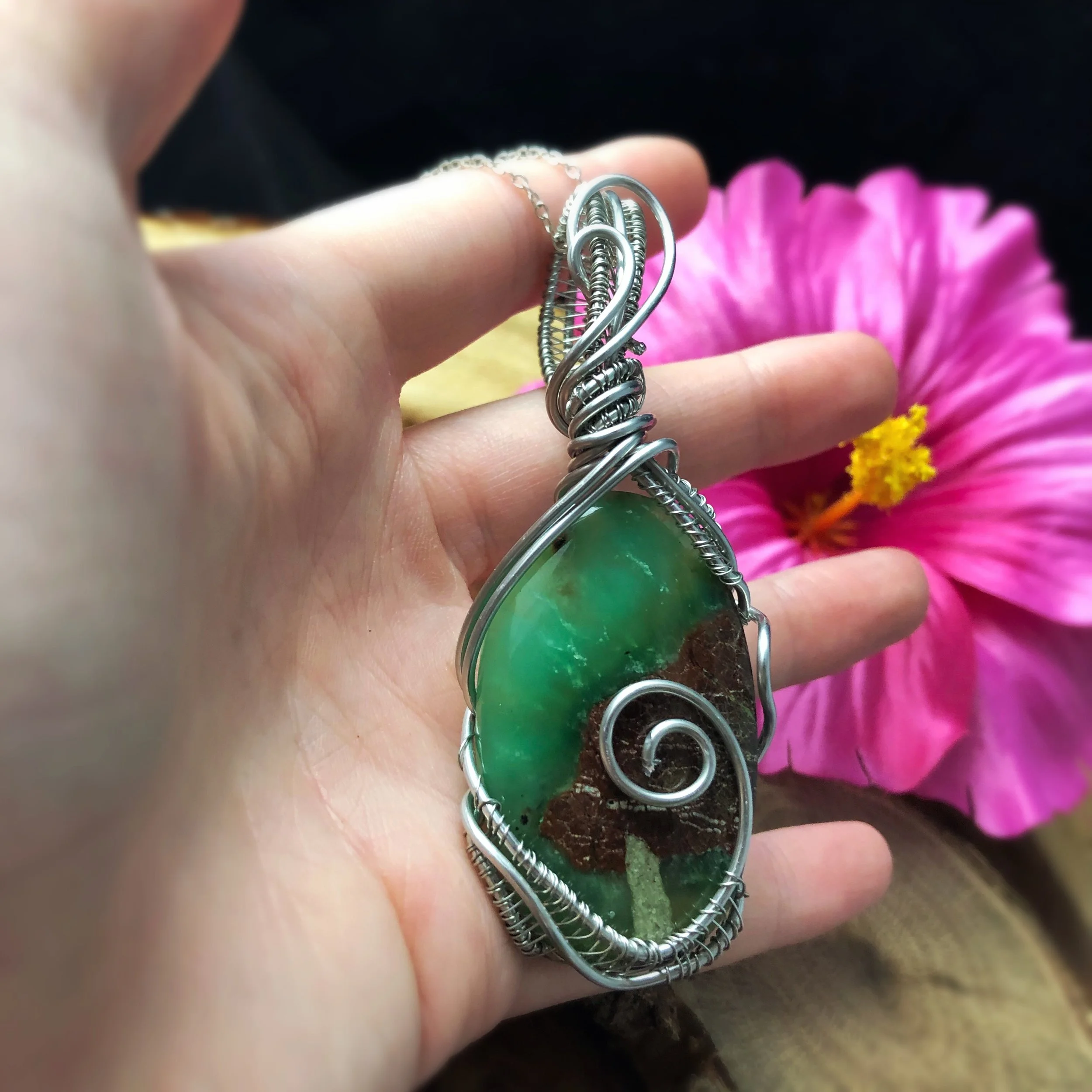 Chrysoprase handmade crystal by andzensome