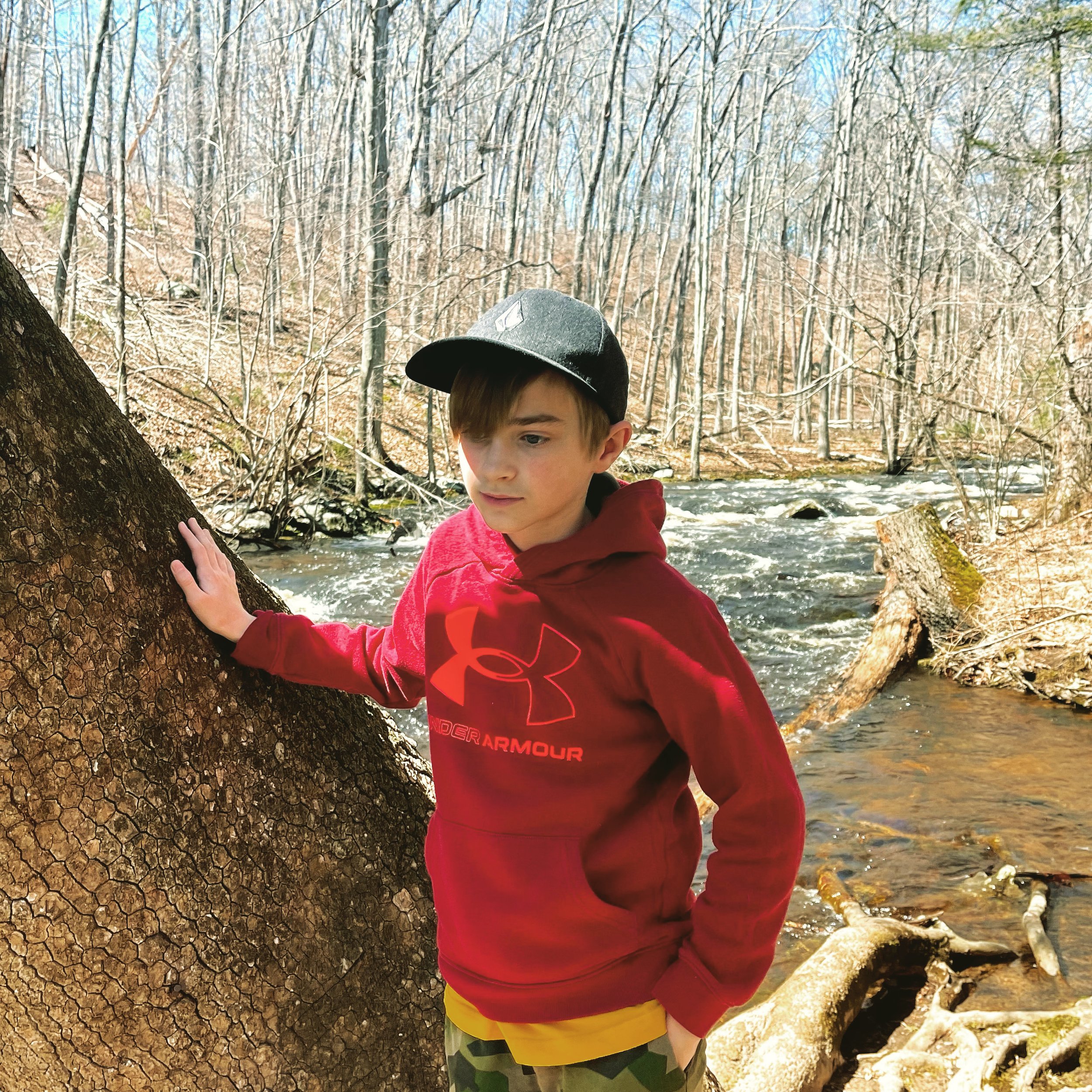 Maglinger hiking in Pocono Mountains