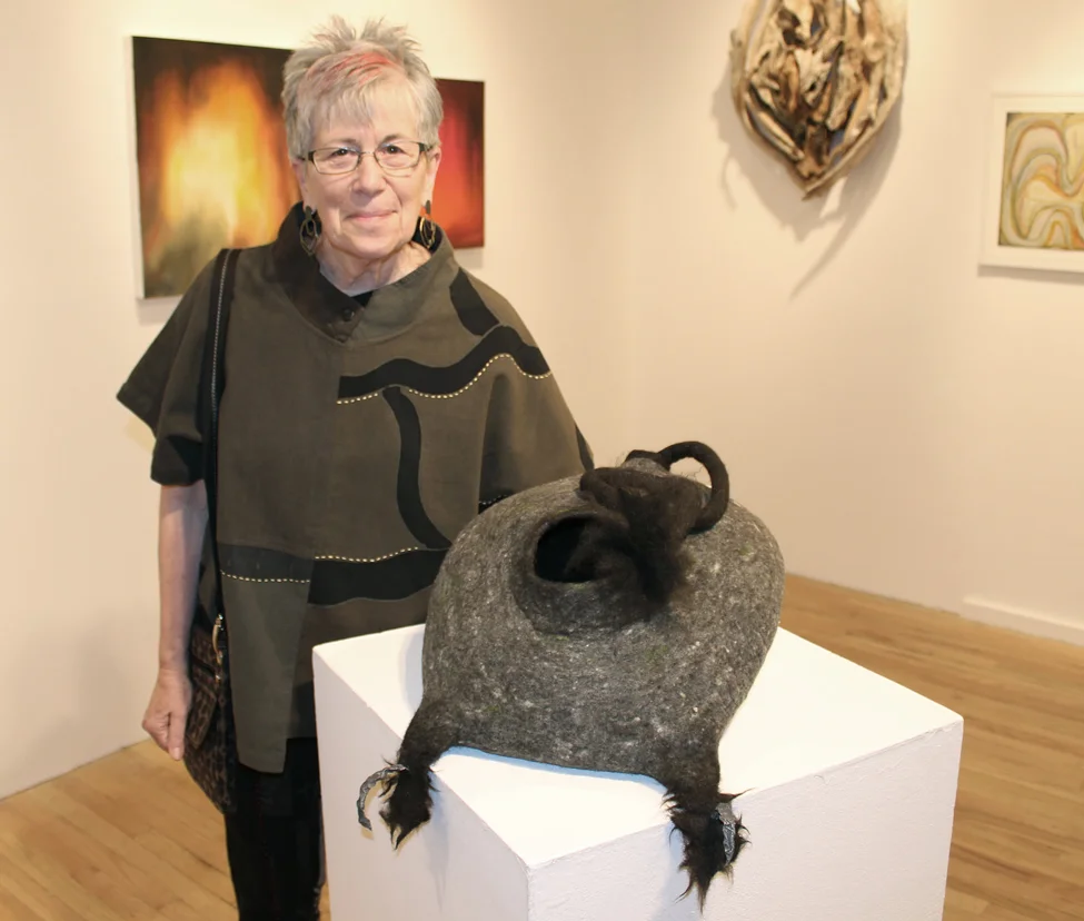 photo of felt sculpture: Creature