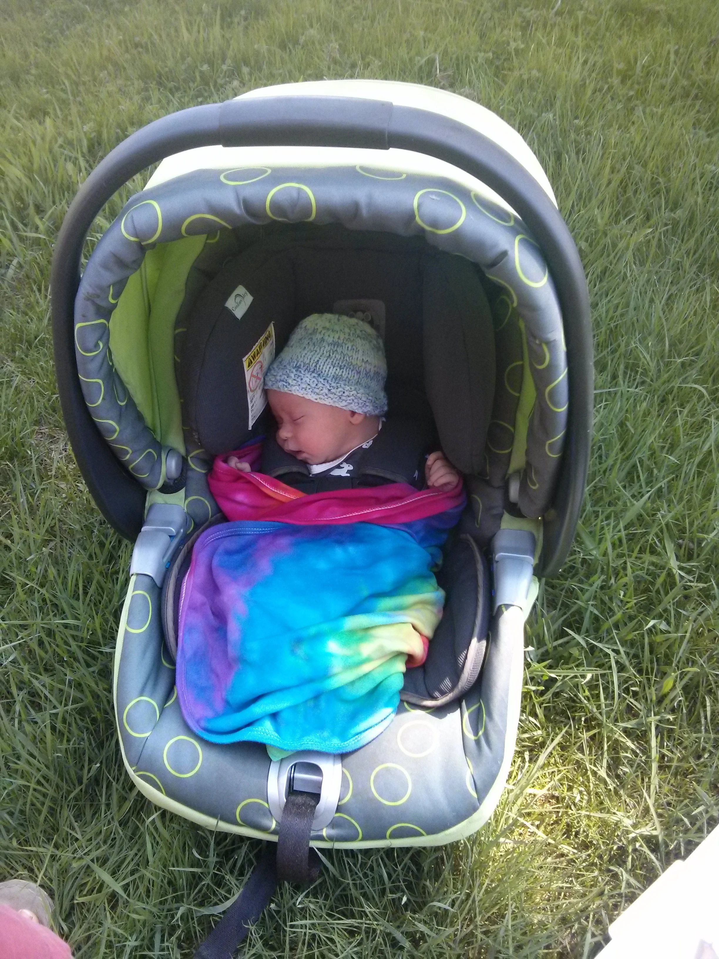 Laya's first day out!