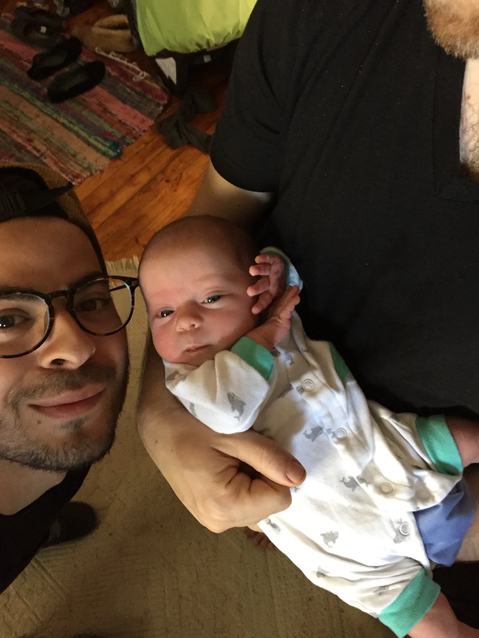 Josh-Mama and Laya making cute for the selfie!