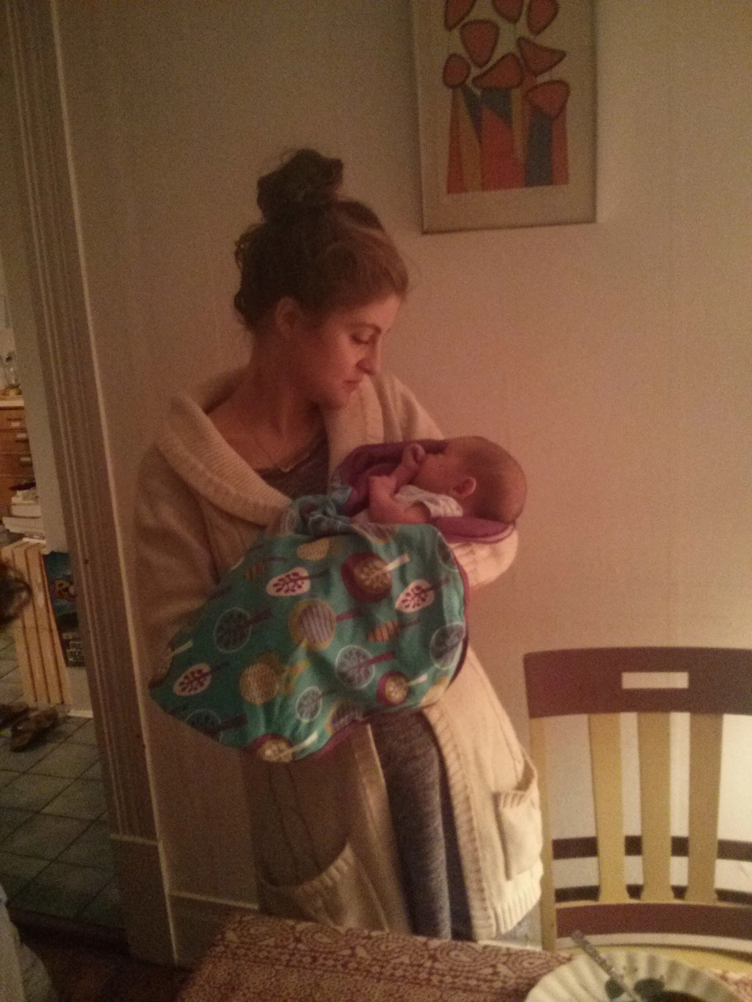 Laya with Auntie Chez