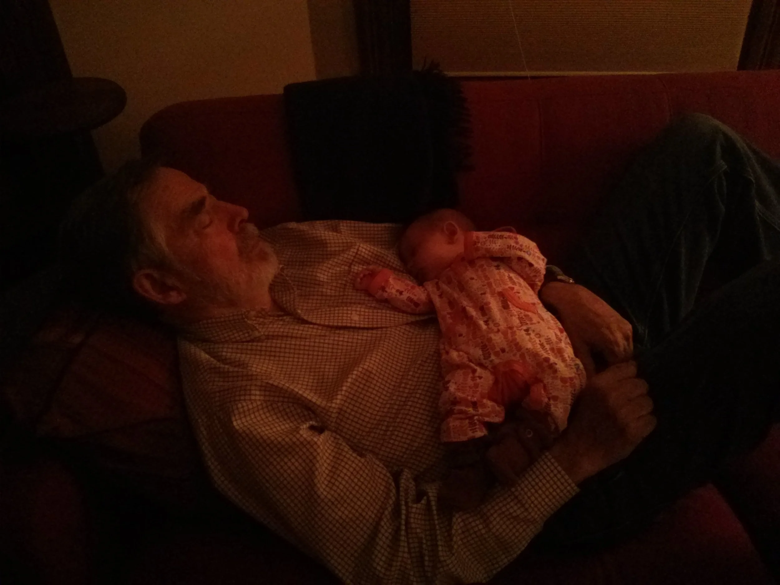 Gary Nana sure makes a comfortable bed...