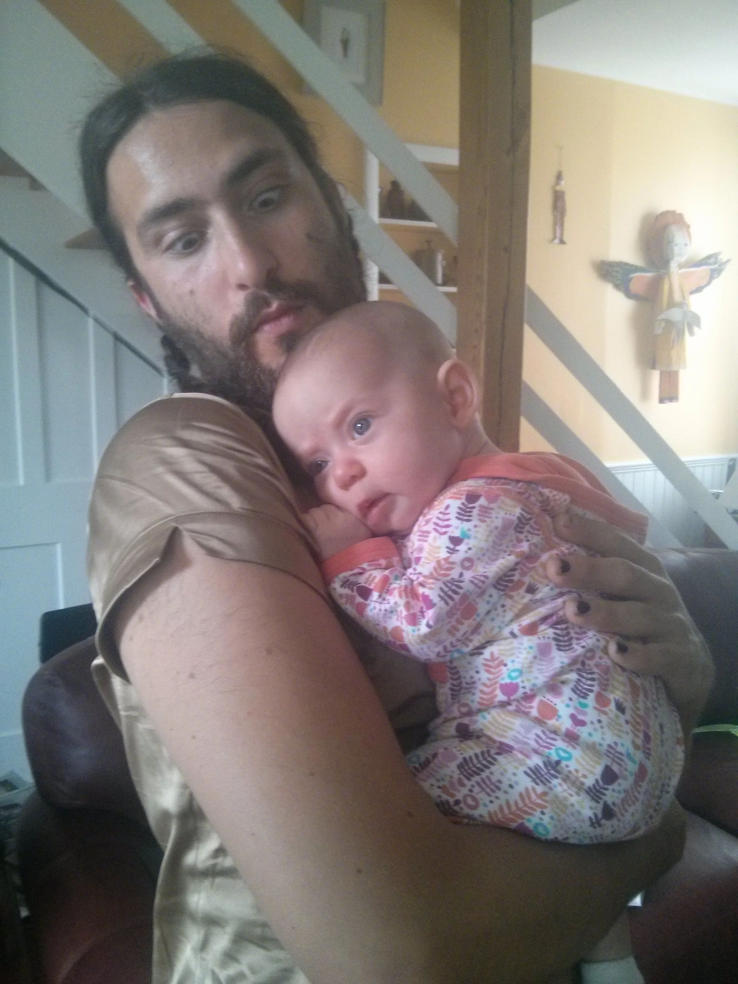 Uncle Sasha comes to visit!