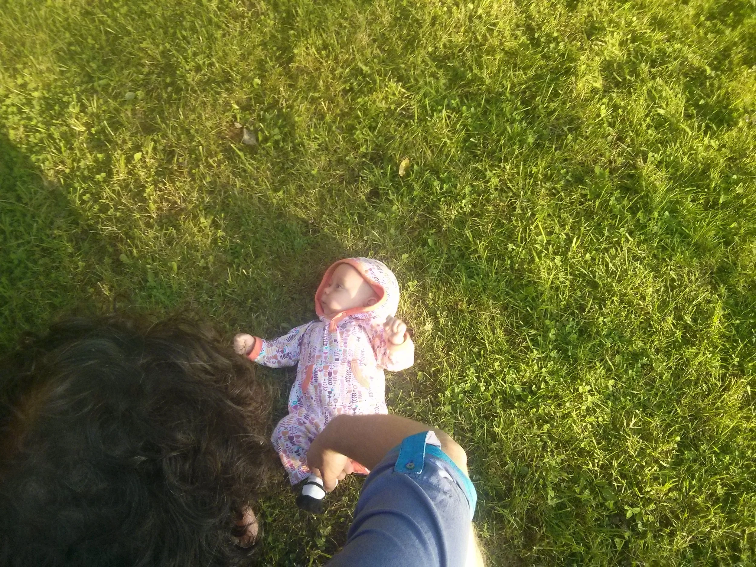 Baby in the grass