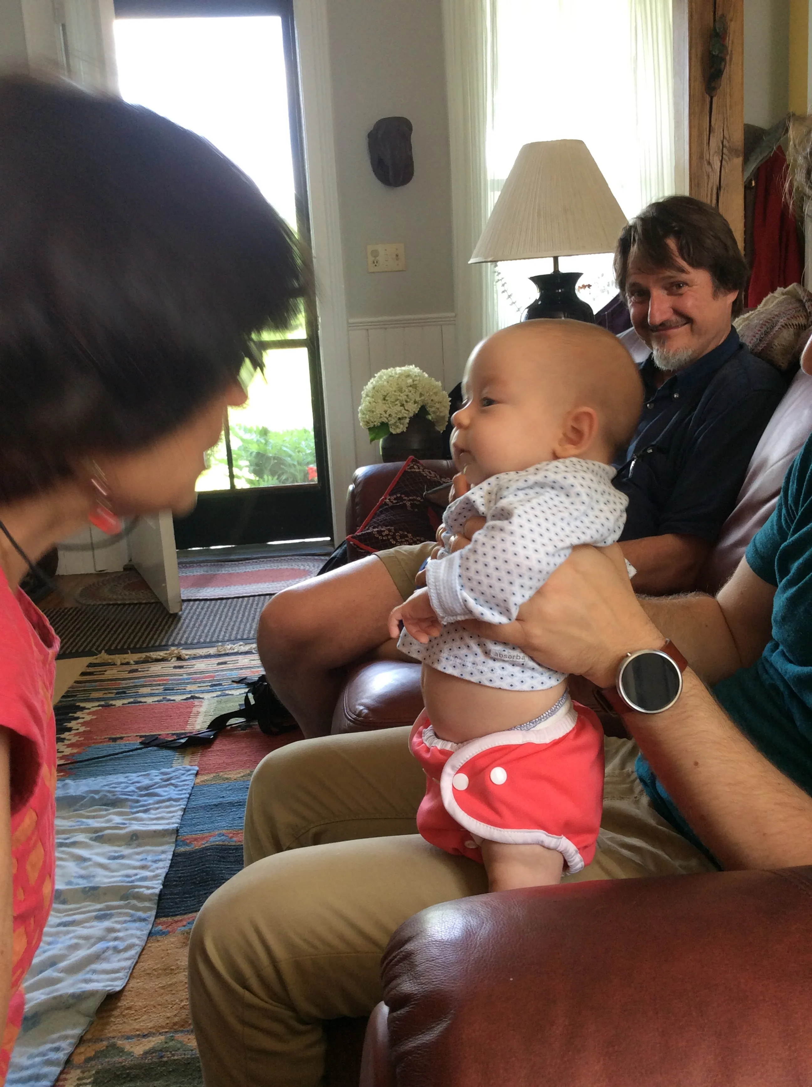 Michael and Anu come to visit