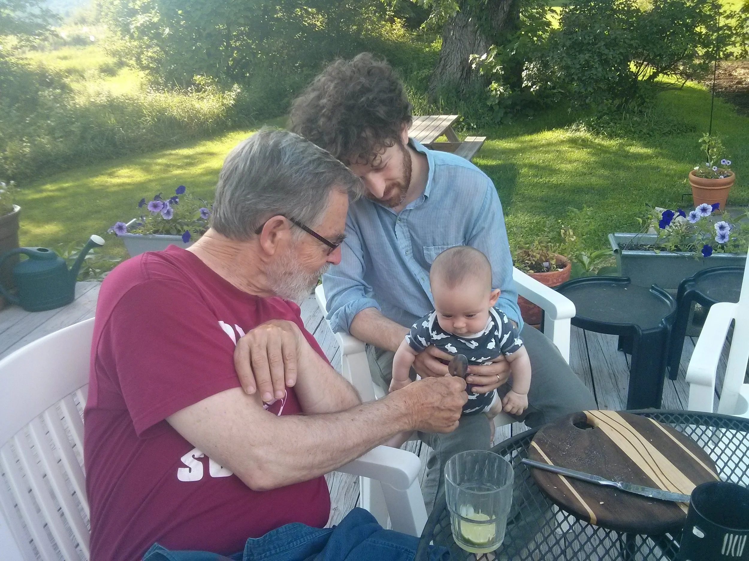 Learning about objects on the back porch