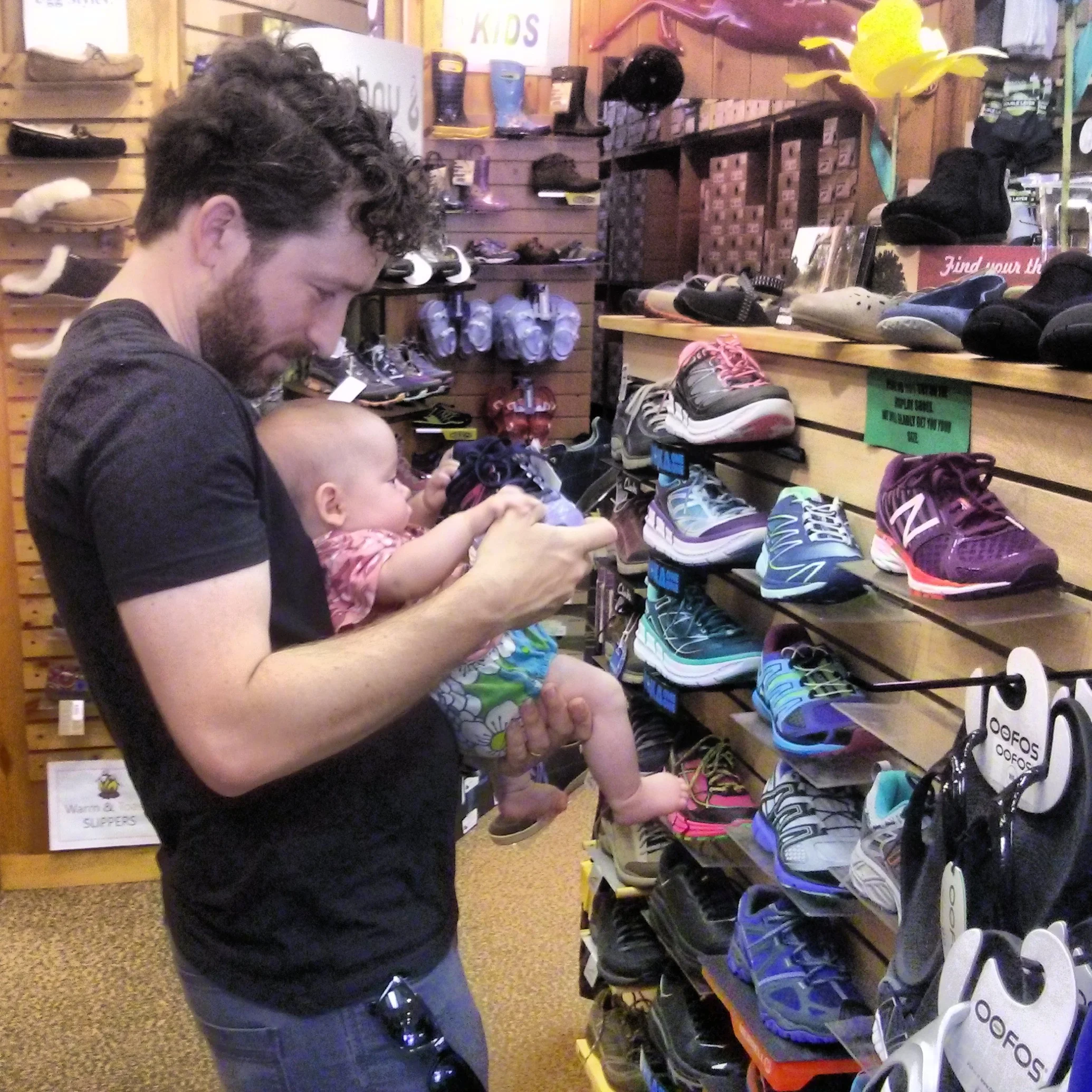 Laya loves the colorful kicks!