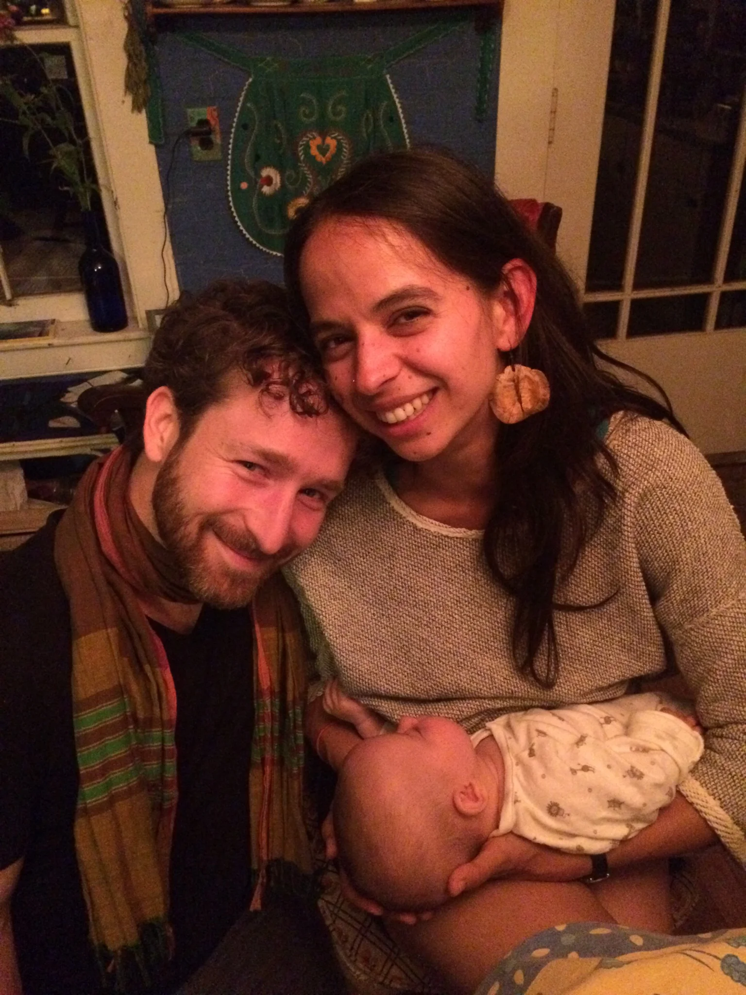 Late night family, at Hannah and Lanny's