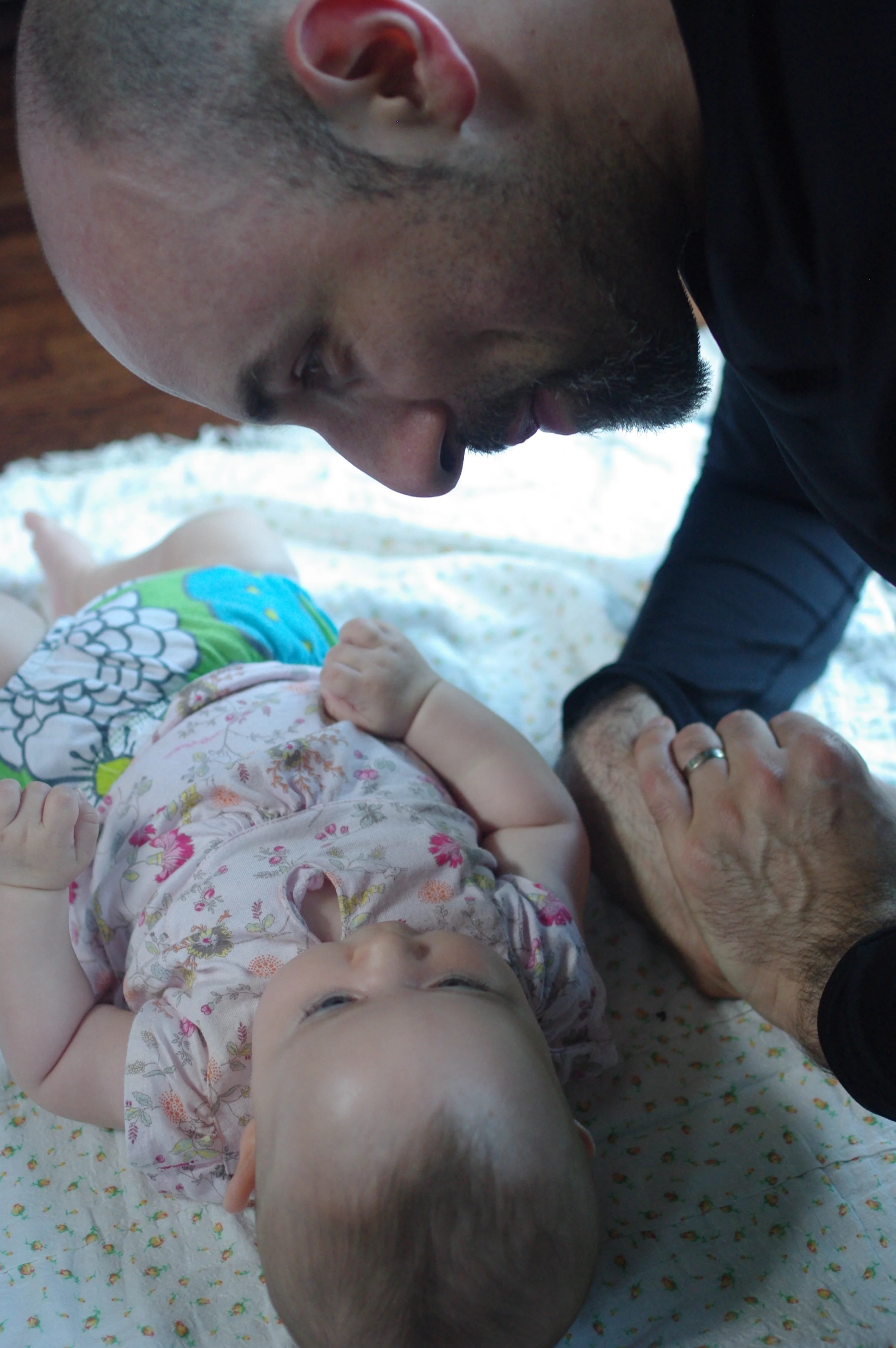 Uncle Ben and Laya have a moment
