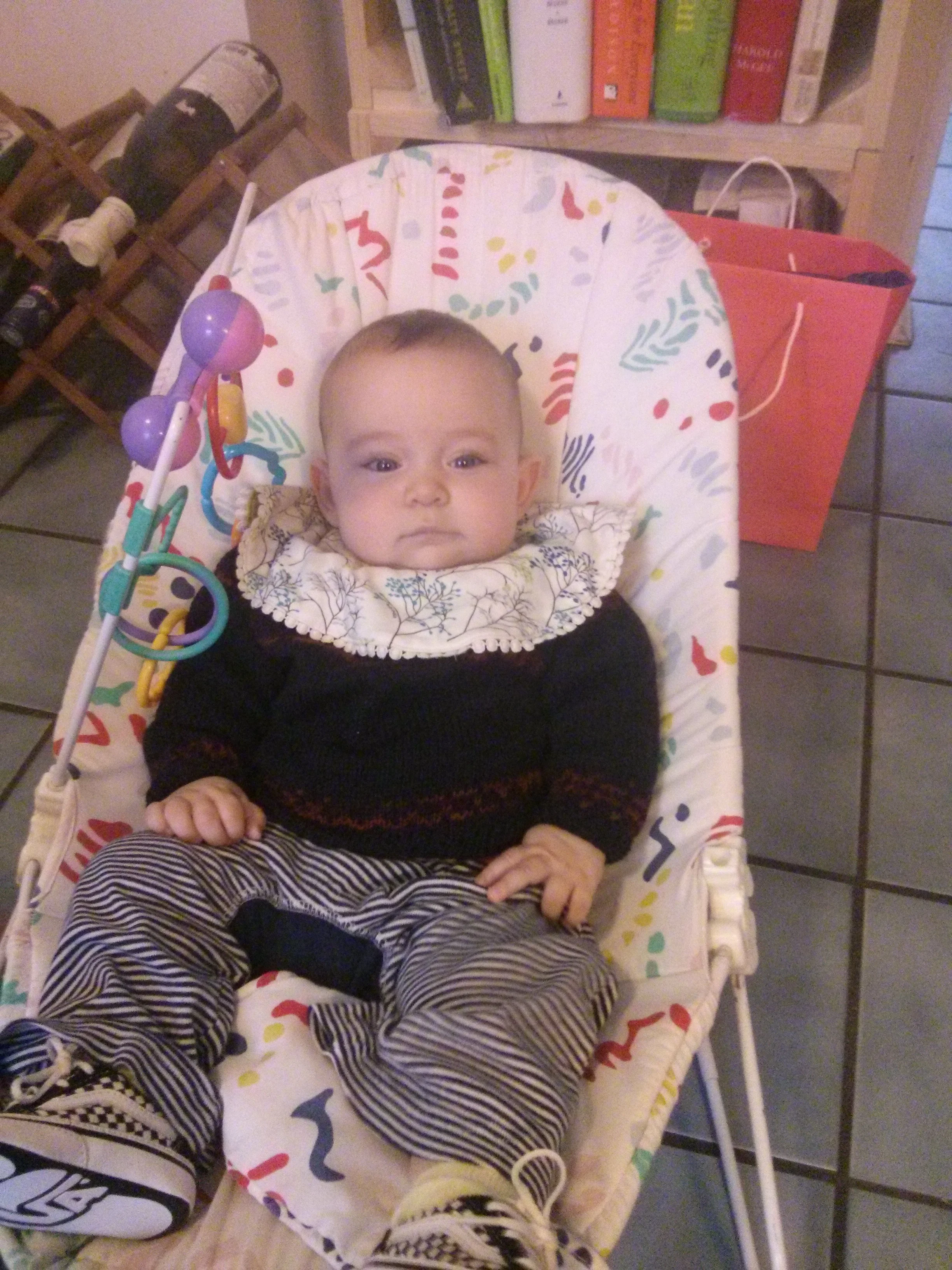 Looking like a kid!