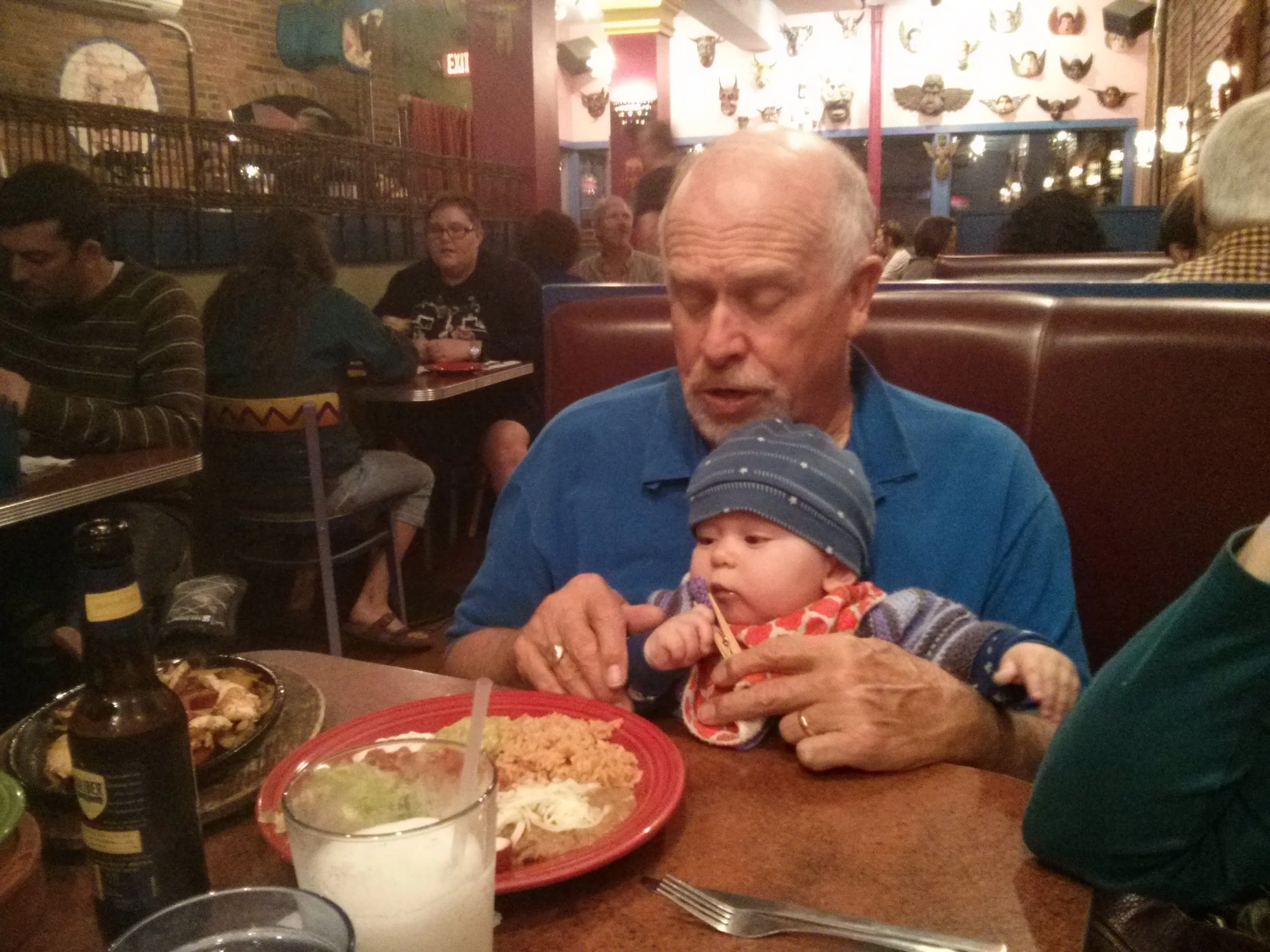 Out at dinner with Peter! 10/2015