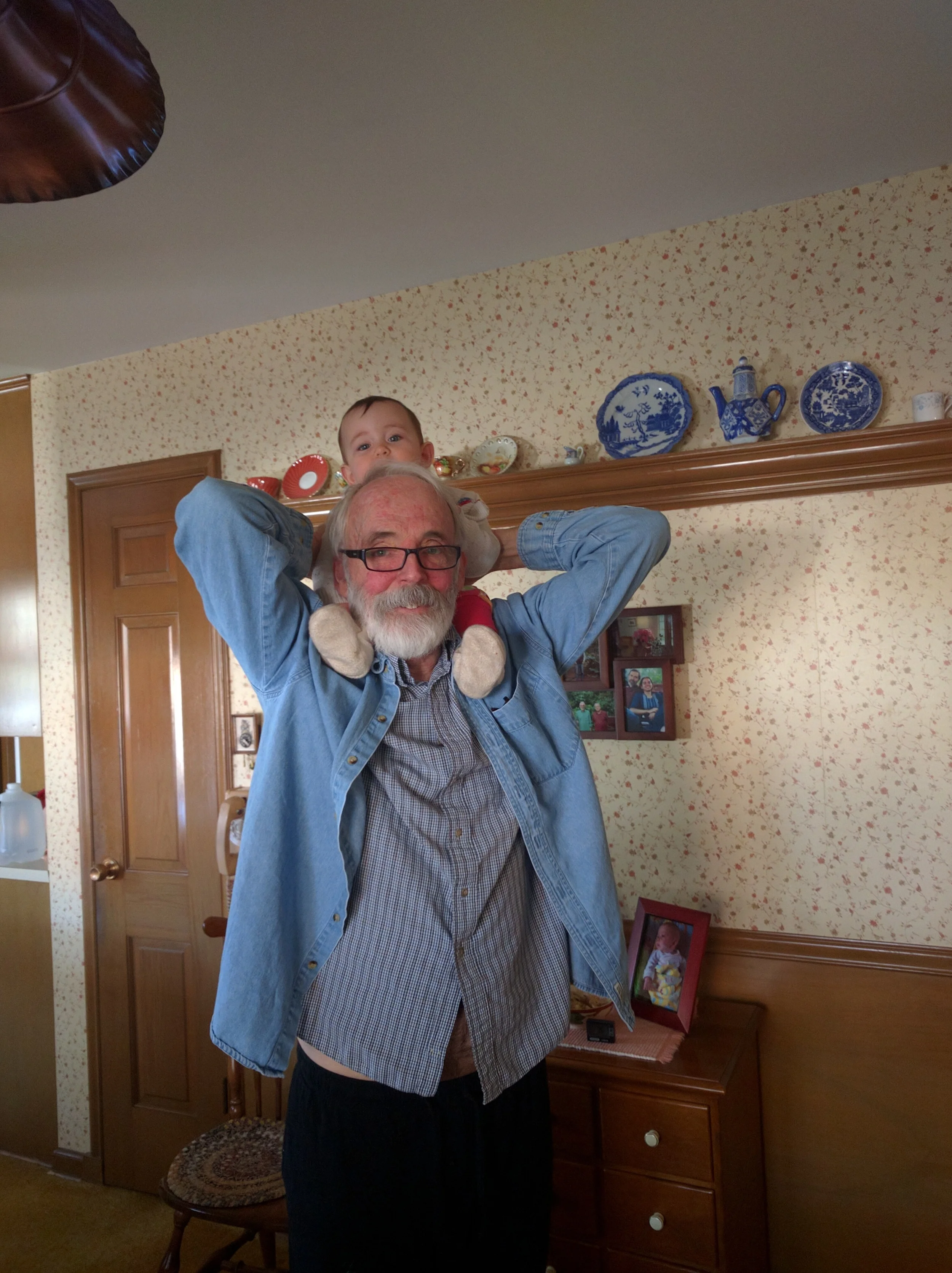 With Uncle Alan, February 2016