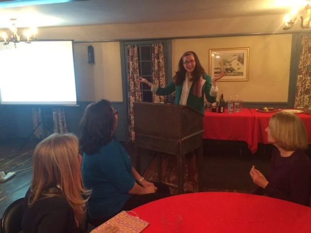 Lilli teaching at Junior League.JPG