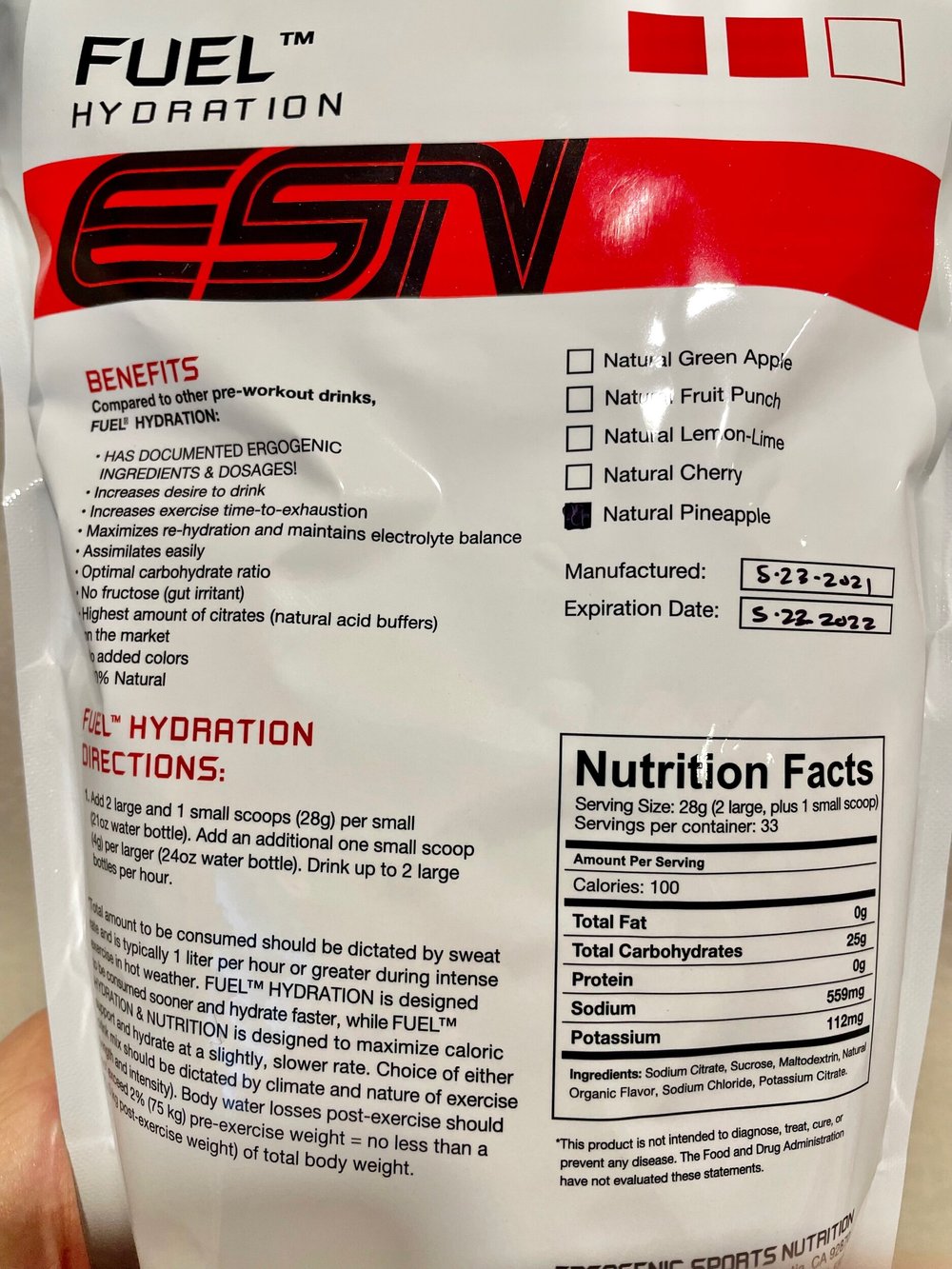 Esn Fuel Hydration Ergogenic Sports Nutrition
