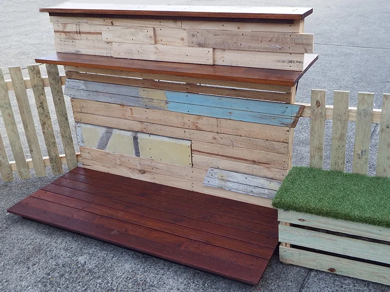 Wooden Deck Bar