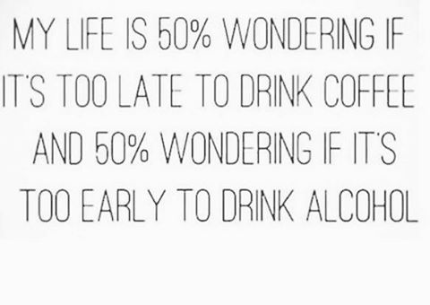 We can agree on this. But it's never too early for a cocktail right? #cocktails #inspiration #quotes #funfacts #drinks #celebrations #welldrinktothat