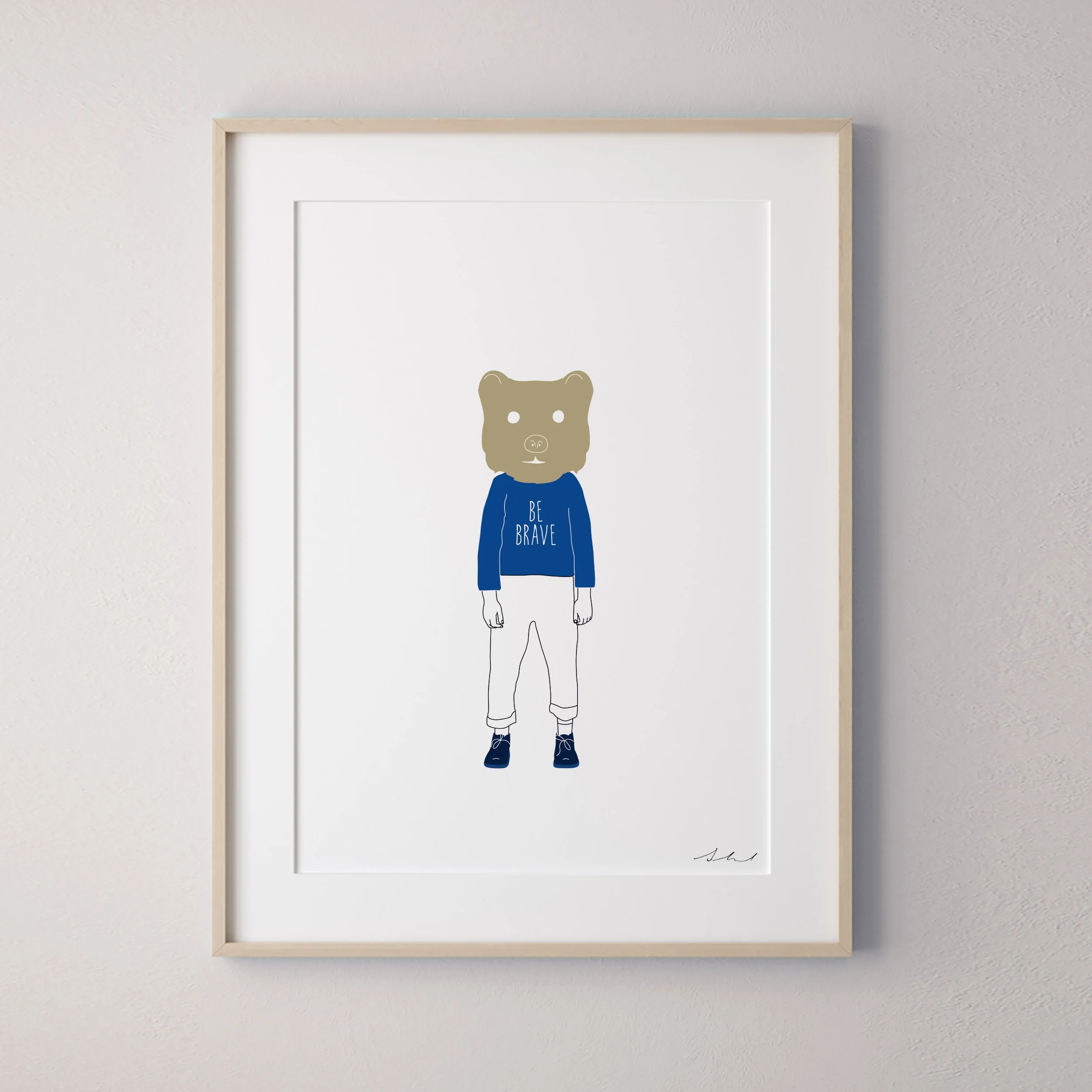 Brave bear framed.jpg