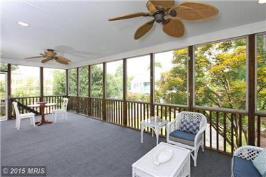 Huge screened porch is an outside room!