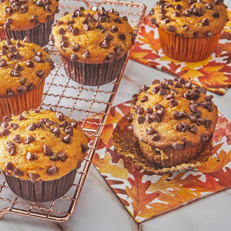 Pumpkin Chocolate Chip Muffins
