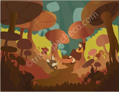 TrishaPacheco_Harper in Mushroom Forest.jpg