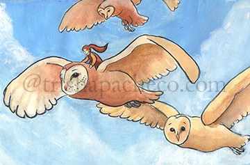Harper in flight