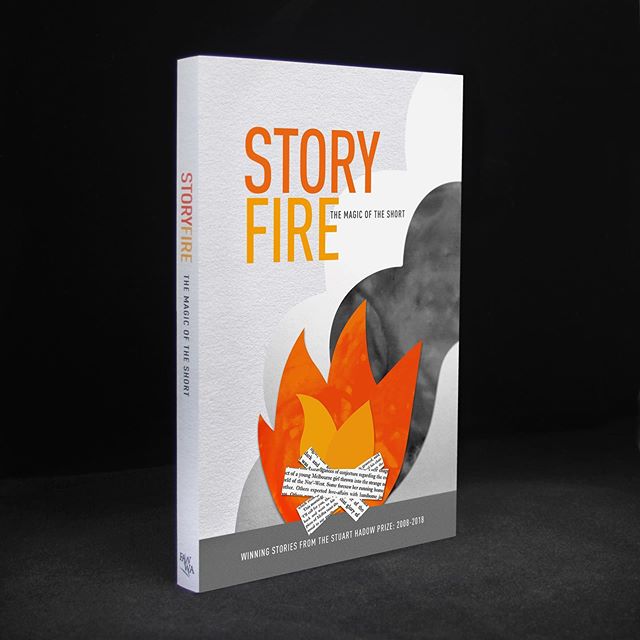 Book cover illustration and design for the Fellowship of Australian Writers (WA). The Storyfire anthology is a collection of winning short stories from the Stuart Hadow Prize: 2005-2018. Presented by West Australia's oldest creative writing body, the