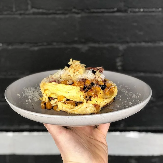 Capocollo scramble; on all week 🙌🏻 #eggs