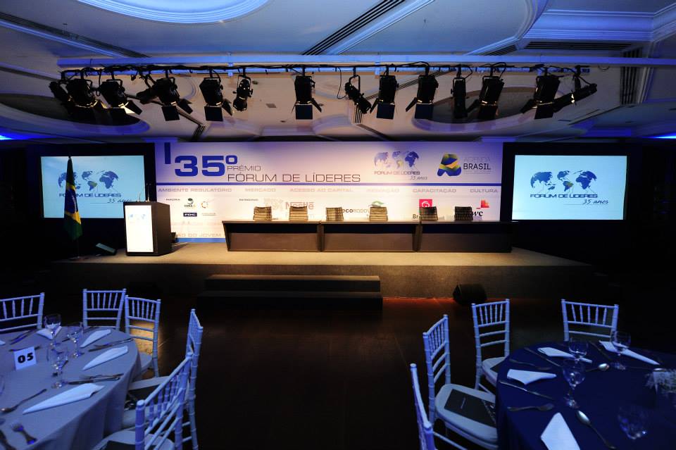 palco, 35 prêmio fórum de líderes empresariais
