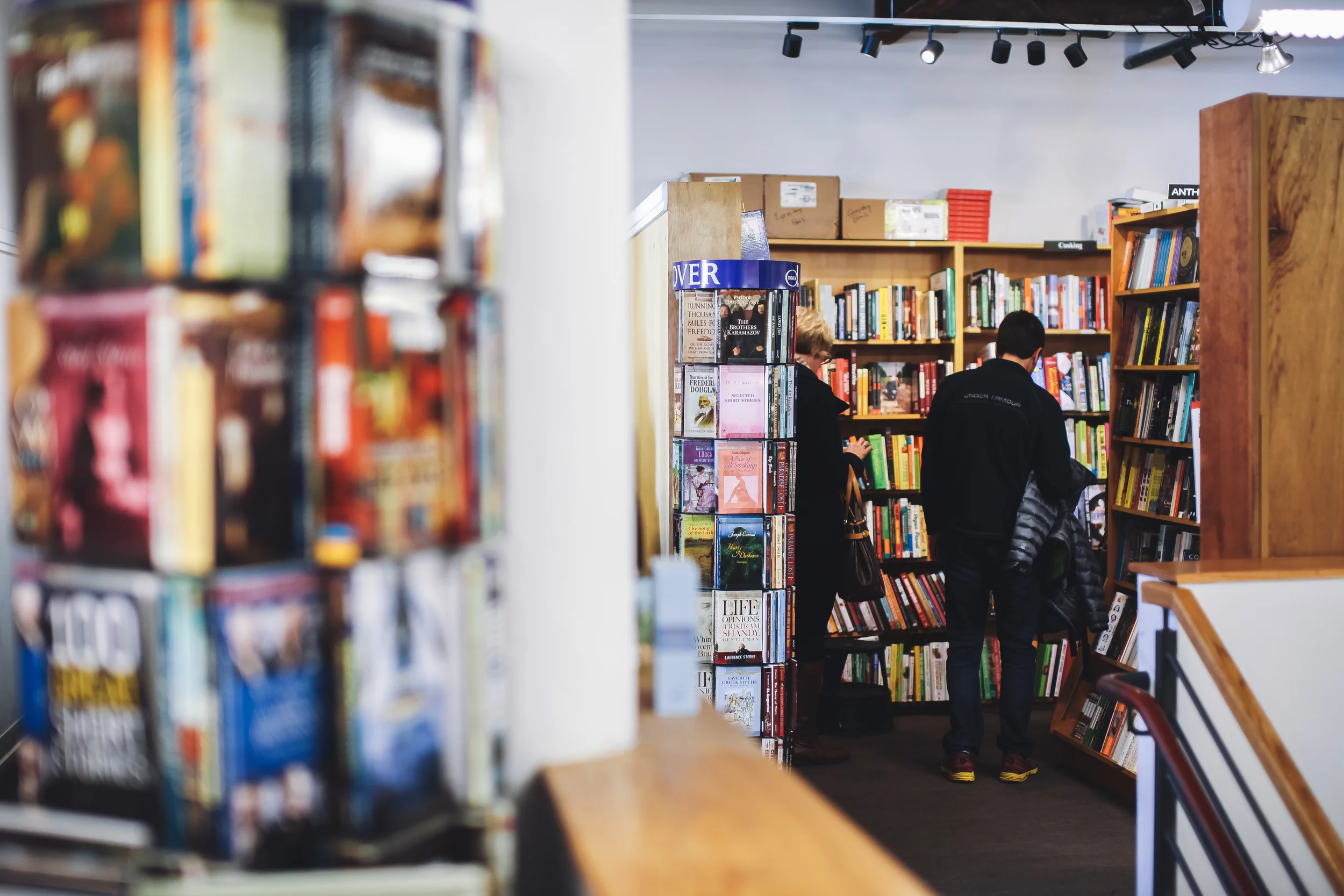 Second Floor of Trident Books & Cafe. 