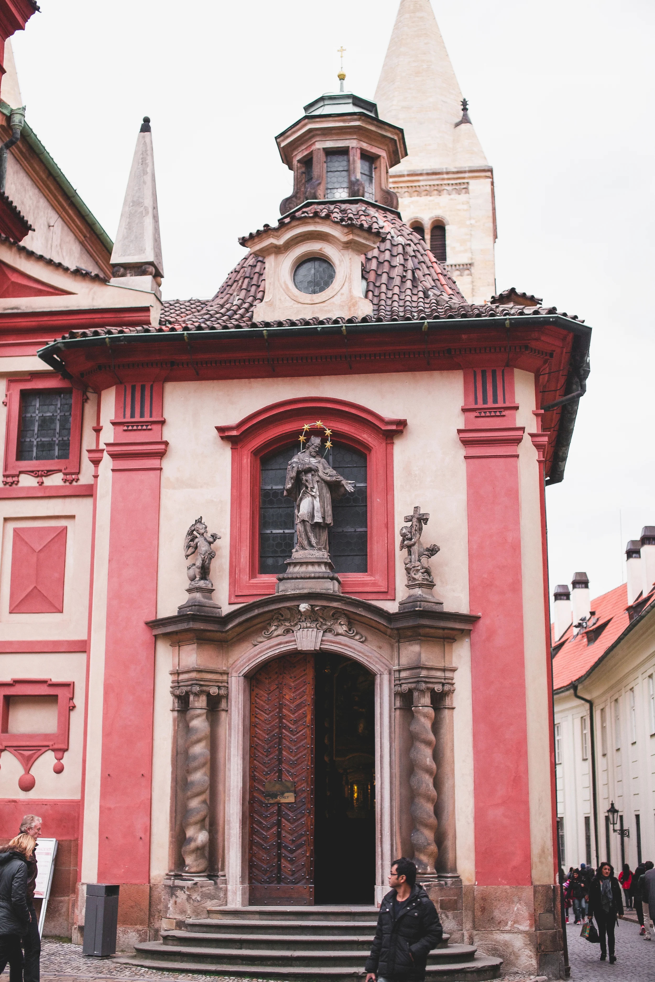 The door to St. George Basilica. 