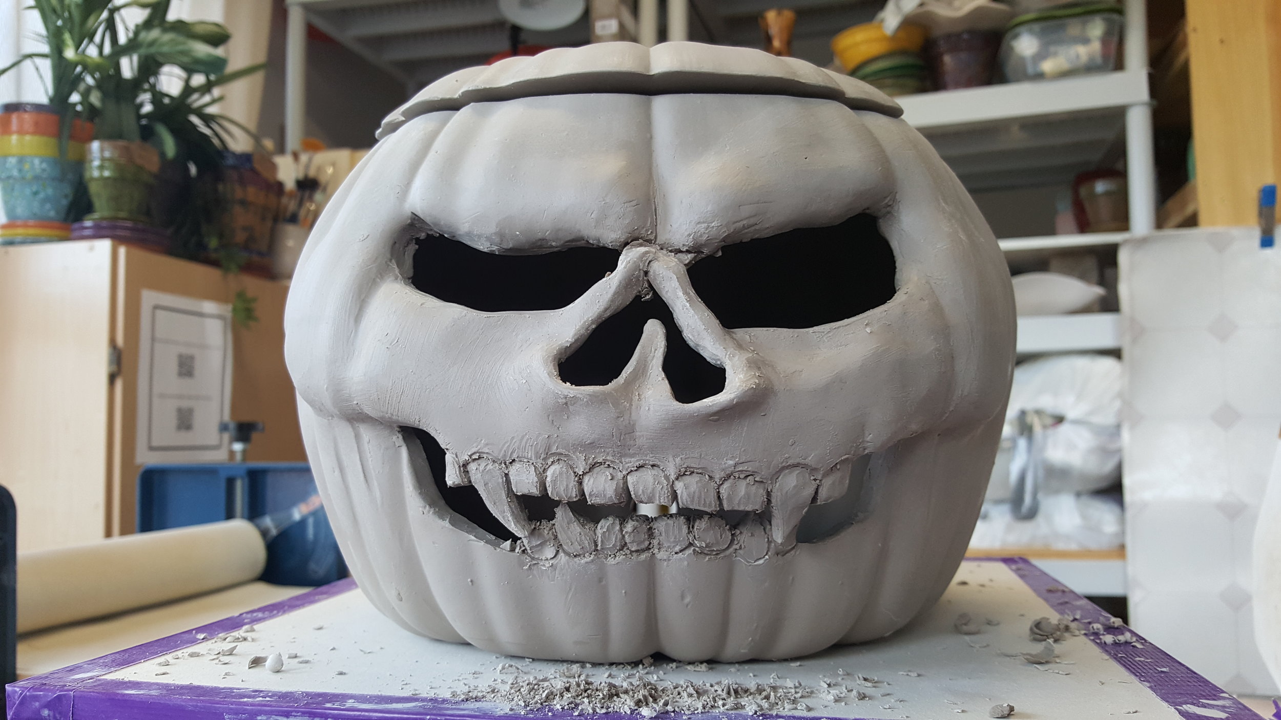Another pumpkin. This mold is plain and is great because the faces you can make are endless!