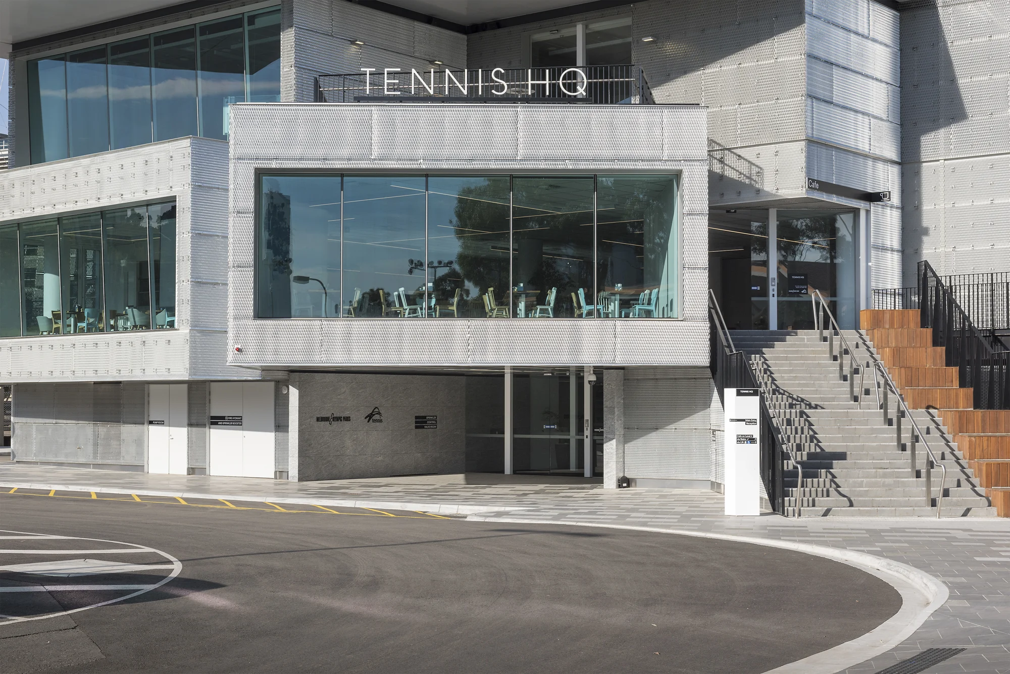 Tennis HQ Signage + Wayfinding #7 // Studio Semaphore