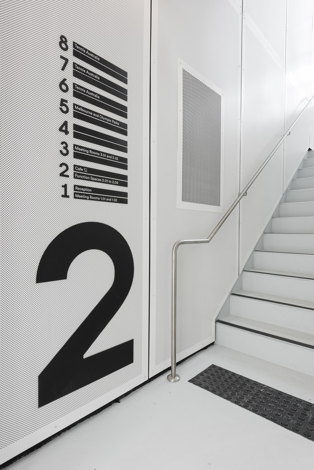 Tennis HQ Signage + Wayfinding #9 // Studio Semaphore