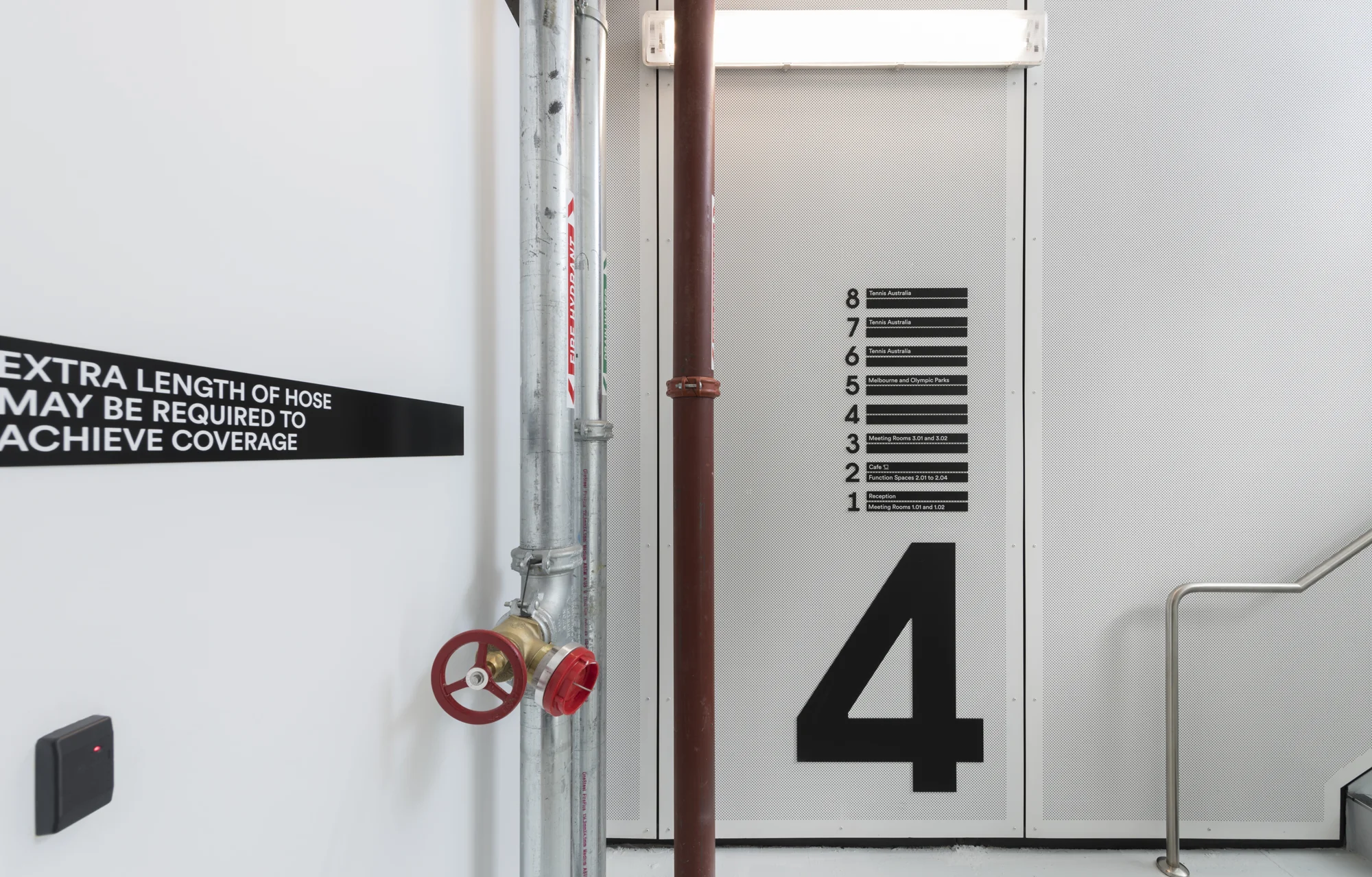 Tennis HQ Signage + Wayfinding #14 // Studio Semaphore