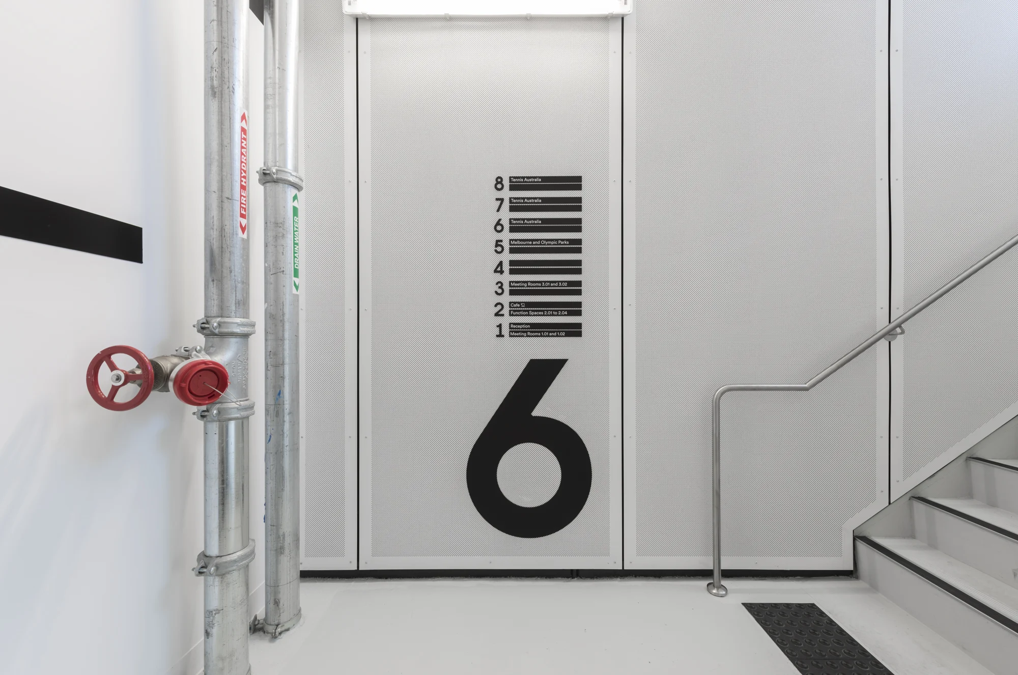 Tennis HQ Signage + Wayfinding #18 // Studio Semaphore